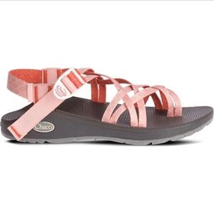 Chaco ZX/2 Unaweep Espiga Peach Classic Strappy Vibram Sole Hiking Sandals 9